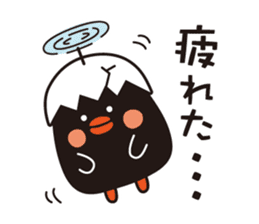 flying chick & penguin stickers sticker #2311479
