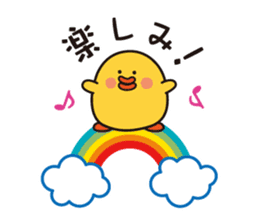 flying chick & penguin stickers sticker #2311485