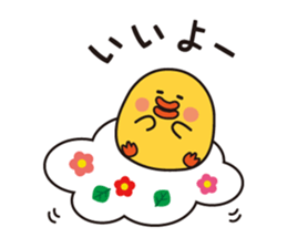 flying chick & penguin stickers sticker #2311495