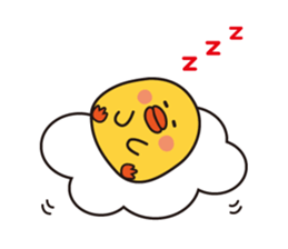 flying chick & penguin stickers sticker #2311499