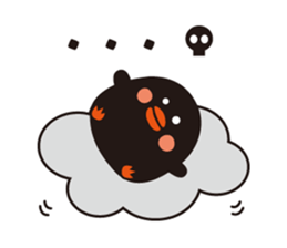 flying chick & penguin stickers sticker #2311500