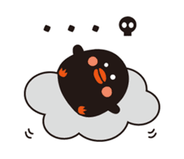 flying chick & penguin stickers sticker #2311500
