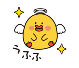 flying chick & penguin stickers sticker #2311510