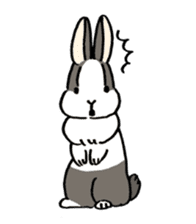 polite bunnies sticker #2311730