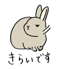 polite bunnies sticker #2311732