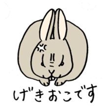 polite bunnies sticker #2311739