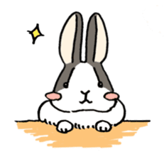 polite bunnies sticker #2311746