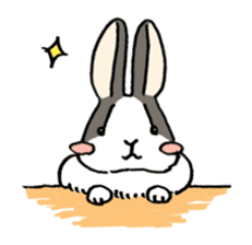 polite bunnies sticker #2311746