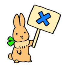 polite bunnies sticker #2311749