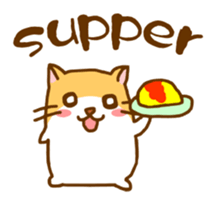 The hamster invites to various events sticker #2311875