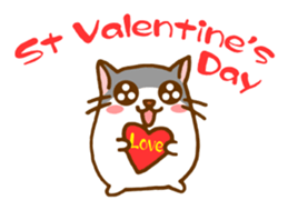 The hamster invites to various events sticker #2311880