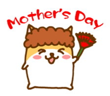 The hamster invites to various events sticker #2311885