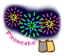 The hamster invites to various events sticker #2311889