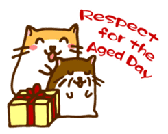 The hamster invites to various events sticker #2311894