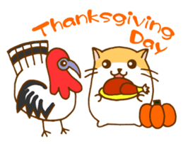 The hamster invites to various events sticker #2311897