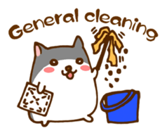 The hamster invites to various events sticker #2311899