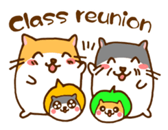 The hamster invites to various events sticker #2311907