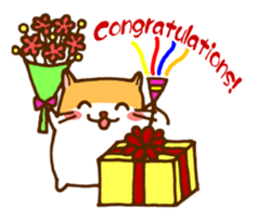 The hamster invites to various events sticker #2311910