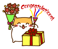 The hamster invites to various events sticker #2311910