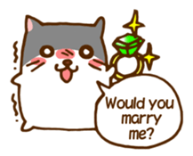 The hamster invites to various events sticker #2311911