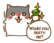 The hamster invites to various events sticker #2311911