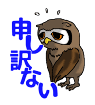 Horned owl sticker #2312043