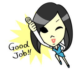 A Girl Office Worker sticker #2312394