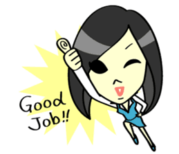 A Girl Office Worker sticker #2312394