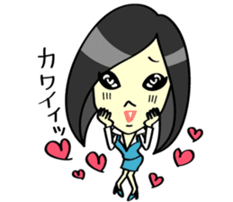 A Girl Office Worker sticker #2312395