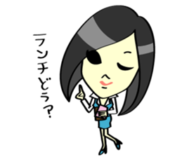 A Girl Office Worker sticker #2312419