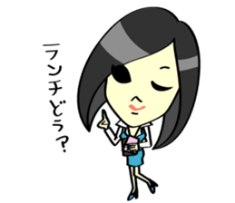 A Girl Office Worker sticker #2312419