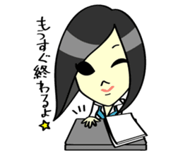 A Girl Office Worker sticker #2312421