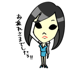 A Girl Office Worker sticker #2312424