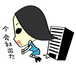 A Girl Office Worker sticker #2312425