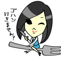 A Girl Office Worker sticker #2312428