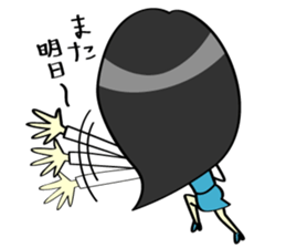 A Girl Office Worker sticker #2312431