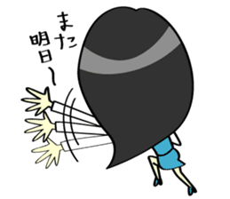 A Girl Office Worker sticker #2312431