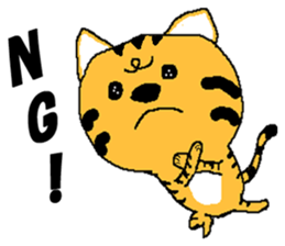 Life of two laughable cats sticker #2314007