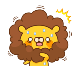 fluffly Lion sticker #2314660