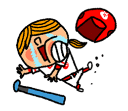 Good luck! Softball & Baseball sticker #2315036