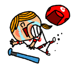 Good luck! Softball & Baseball sticker #2315036