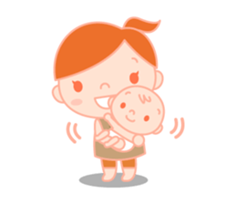 A housewifely child-rearing Sticker sticker #2315410