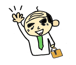 Everyday father company employee. sticker #2315432