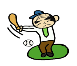 Everyday father company employee. sticker #2315434