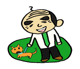 Everyday father company employee. sticker #2315437