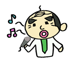 Everyday father company employee. sticker #2315438