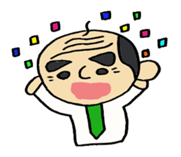 Everyday father company employee. sticker #2315447