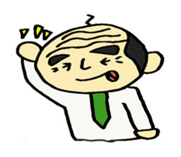 Everyday father company employee. sticker #2315448