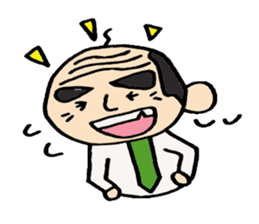 Everyday father company employee. sticker #2315452