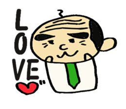 Everyday father company employee. sticker #2315455